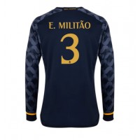 Real Madrid Eder Militao #3 Replika Bortatröja 2023-24 Långärmad